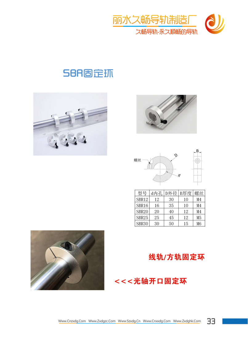 SBR开口固定环